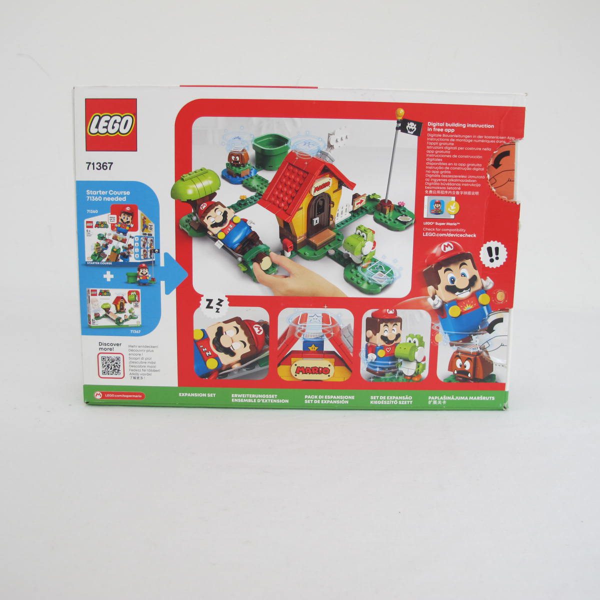 Mario's House & Yoshi - Expansion Set. Complete with instructions and box - Image 11