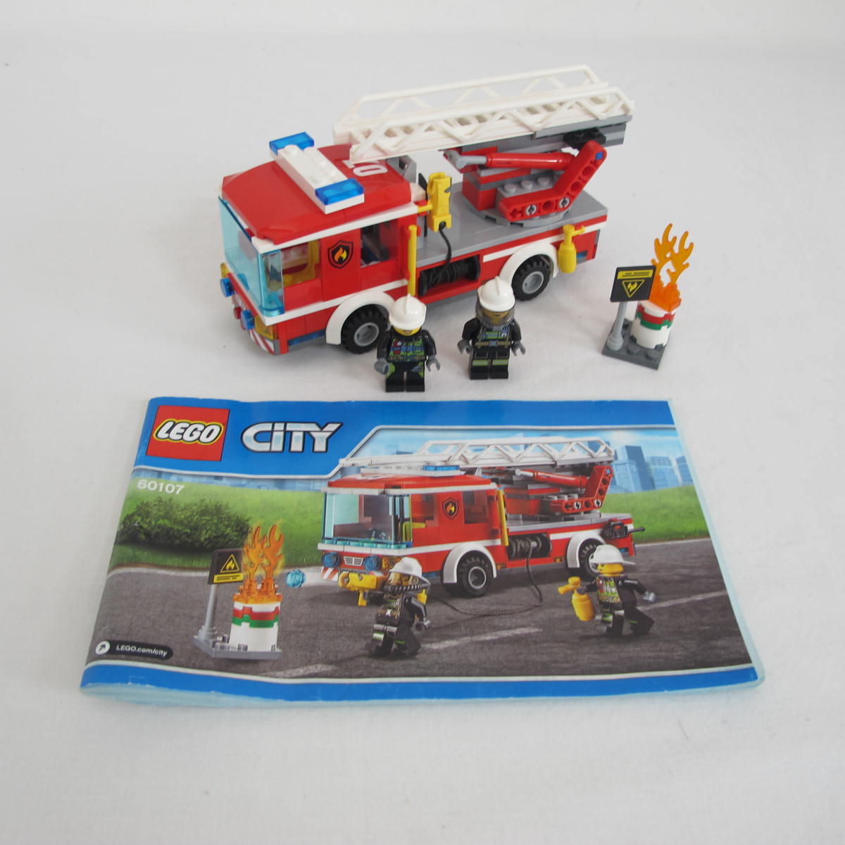 Fire Ladder Truck. Complete with instructions, no box