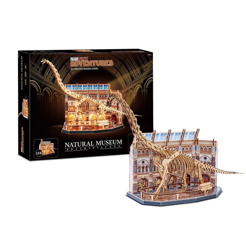 Revell Tiny Adventures – Natural Museum Brachiosaurus Skeleton 00619