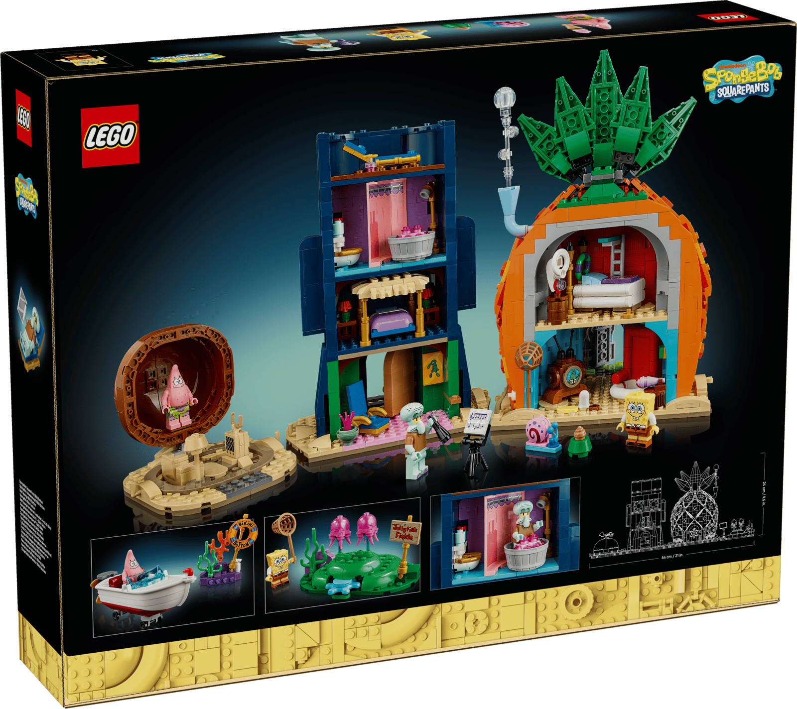 LEGO Icons SpongeBob SquarePants: Bikini Bottom 11386 box