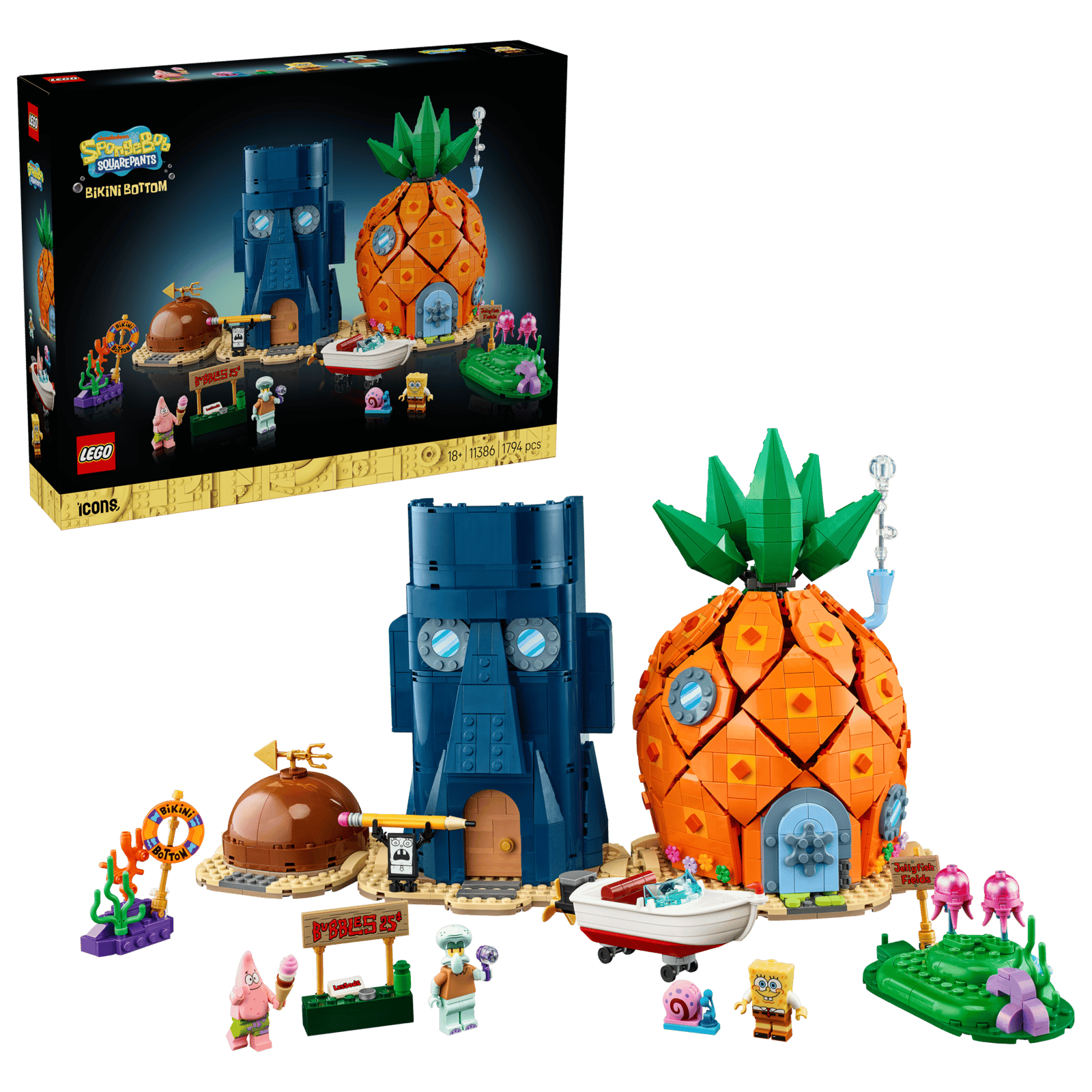 LEGO Icons SpongeBob SquarePants: Bikini Bottom 11386