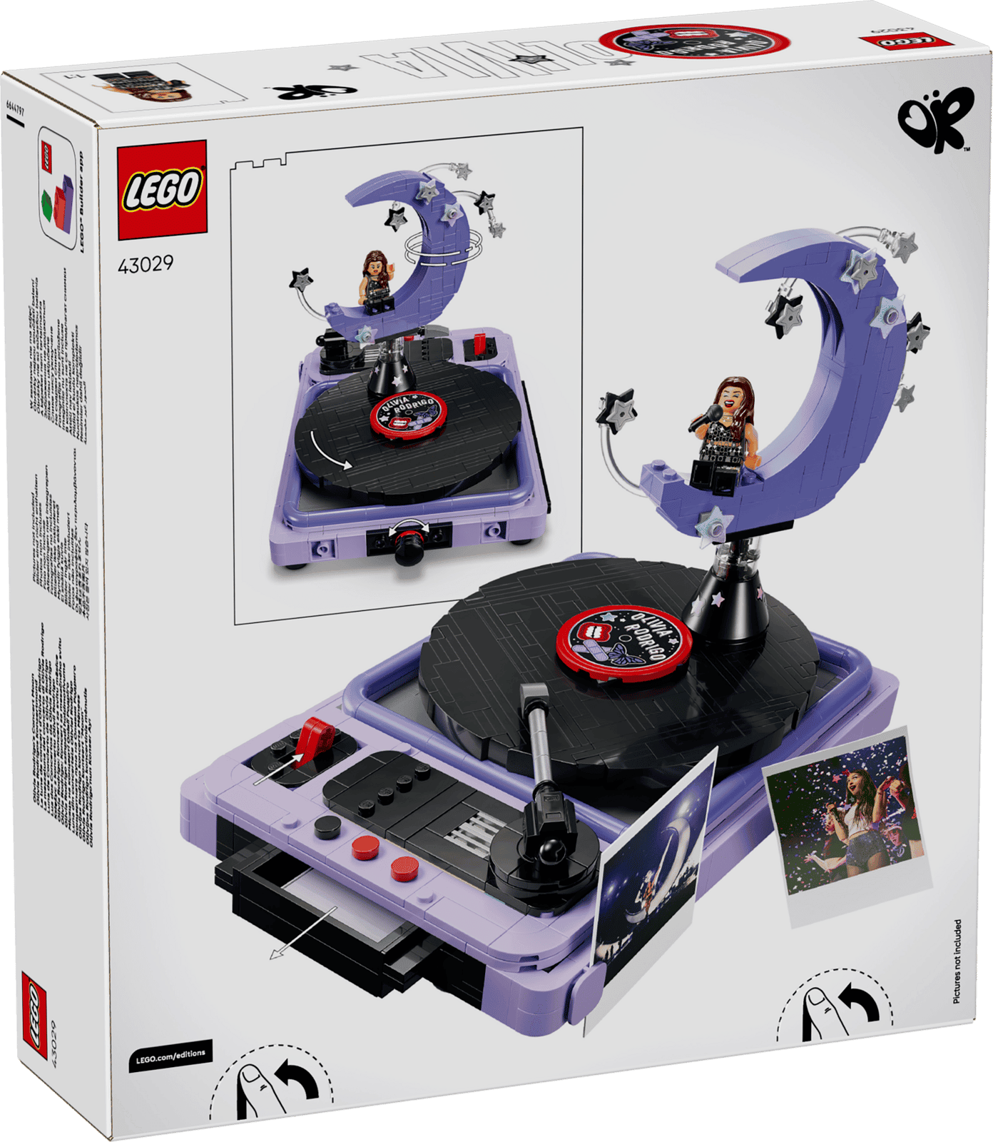 LEGO Editions Olivia Rodrigo's Concert Moon 43029 box