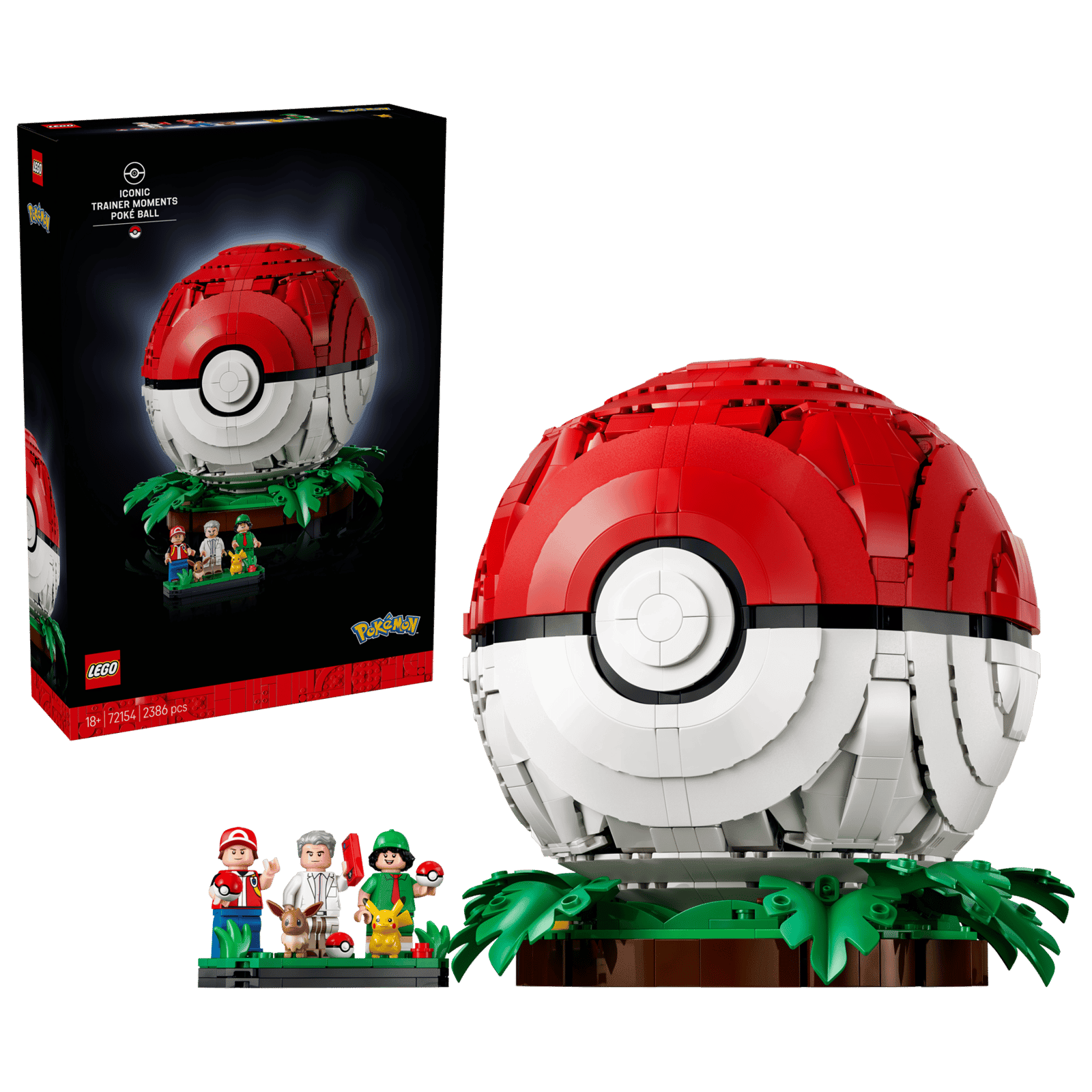LEGO Pokemon Iconic Trainer Moments Poké Ball 72154