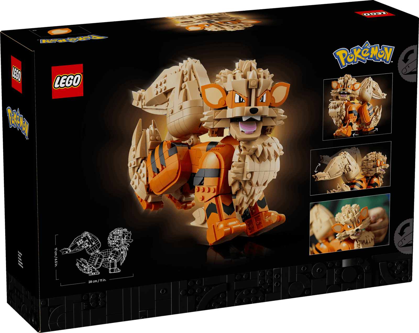 LEGO Pokemon Arcanine 72160 box