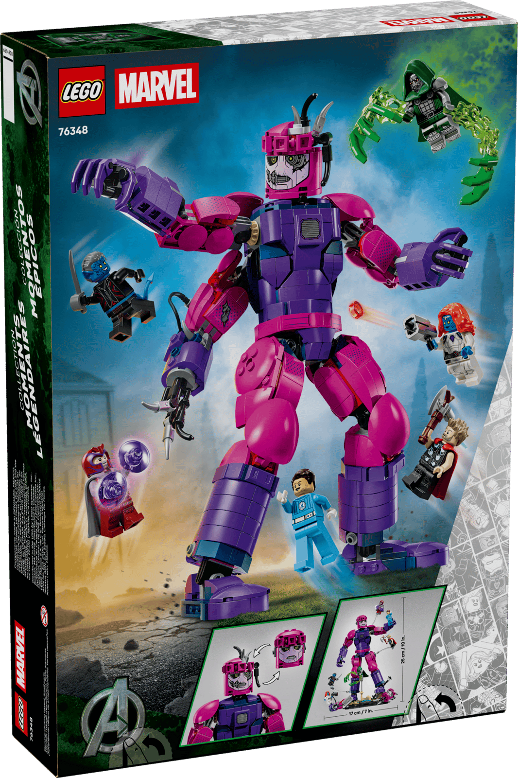 LEGO Marvel Epic Battle: Avengers: Doomsday 76348 box
