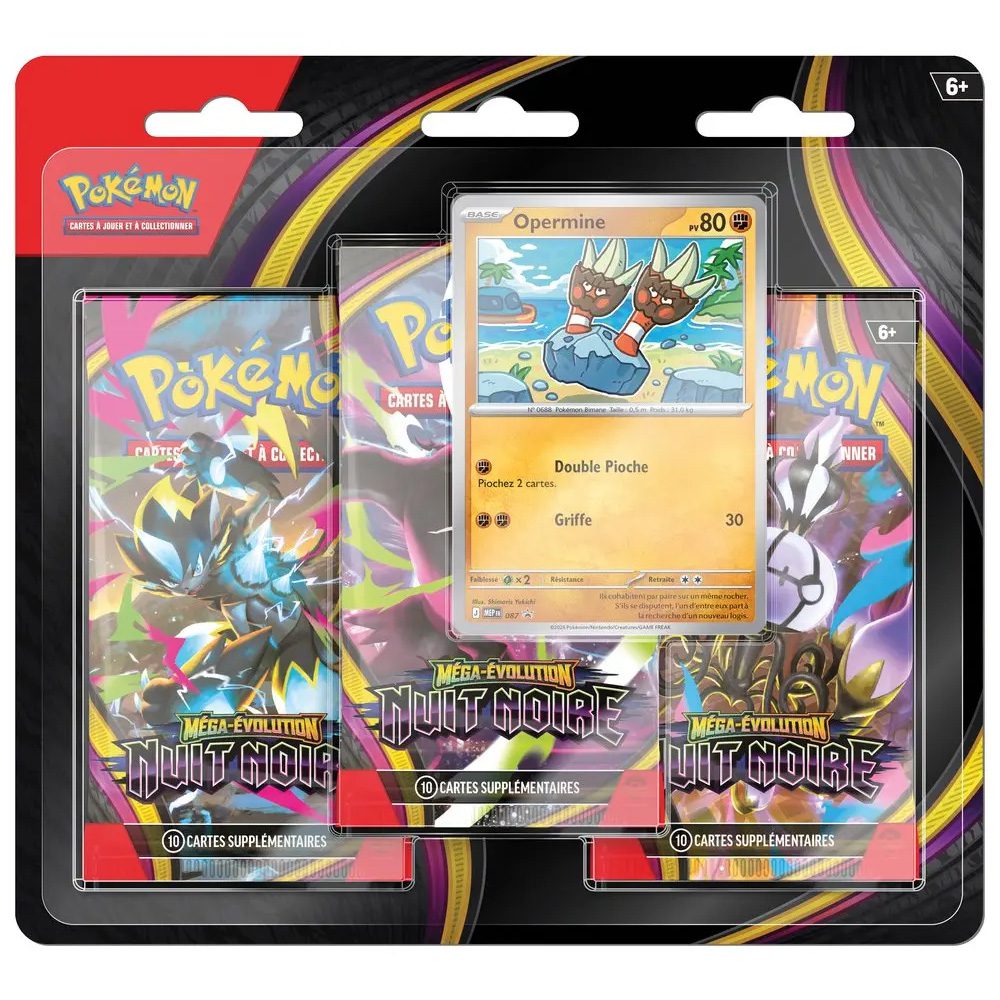 Pokemon ME 05 - Nuit Noire - Blister 3bs - French 10-10419-102