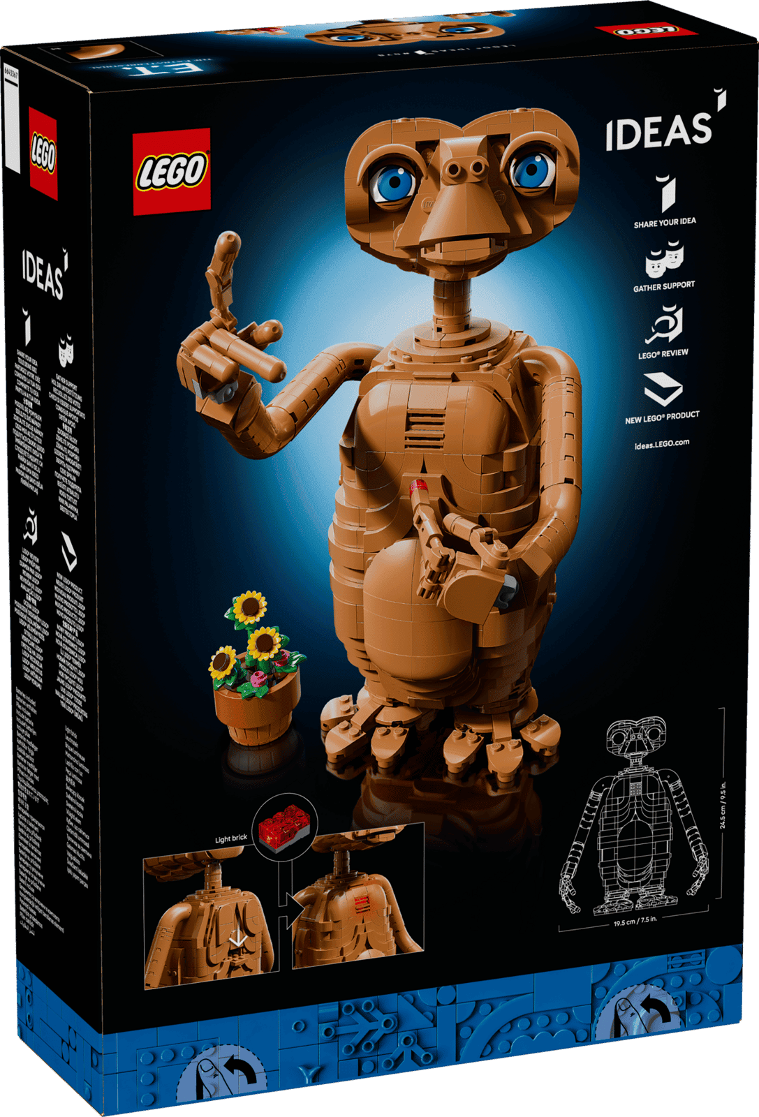 LEGO Ideas E.T. the Extra-Terrestrial 21370 box